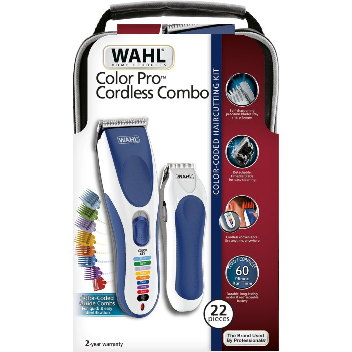 Wahl машинка для стрижки 9649-916 Color Pro Cordless Combo