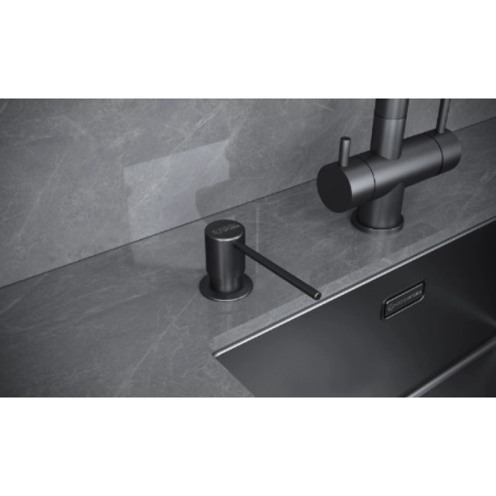 Дозатор для моющего средства KuchenStern TORN вороненая сталь 531GM50