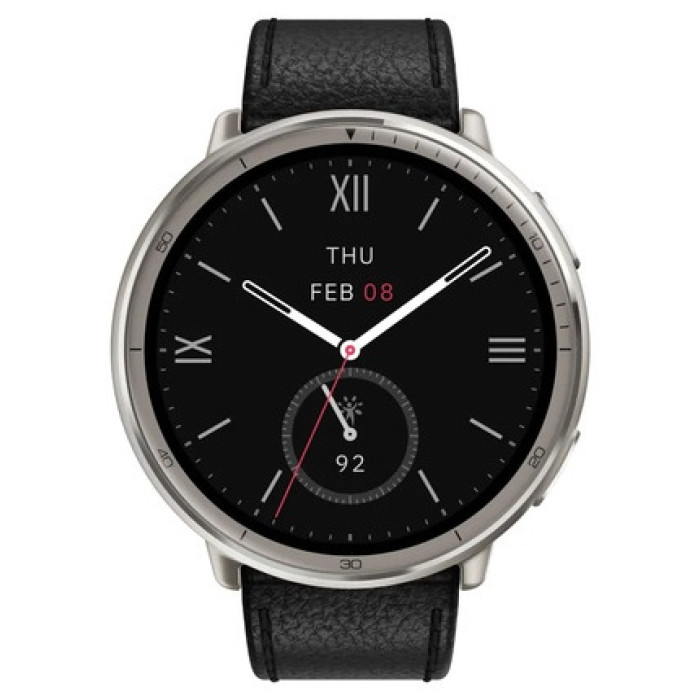 Смарт часы Amazfit Active 2 Round A2437 Black Leather<br>77066
