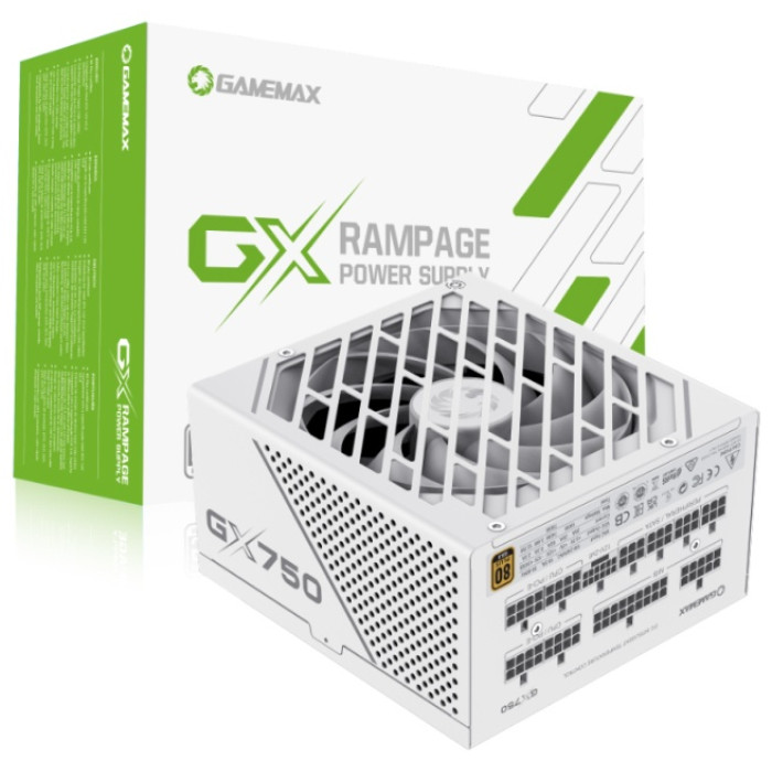 Game Max GX-750 PRO WT PCIE 5.0 ATX 3.0 750 Вт
