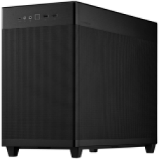 ASUS Prime AP201 MicroATX Case Black - stylish 33-liter MicroATX case with tool-free side panels and a quasi-filter mesh, with support for 360 mm coolers, graphics cards up to 338 mm long, and standard ATX PSUs<br>