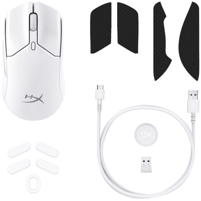 HyperX Pulsefire Haste 2 Mini White, 7D389AA	 белый