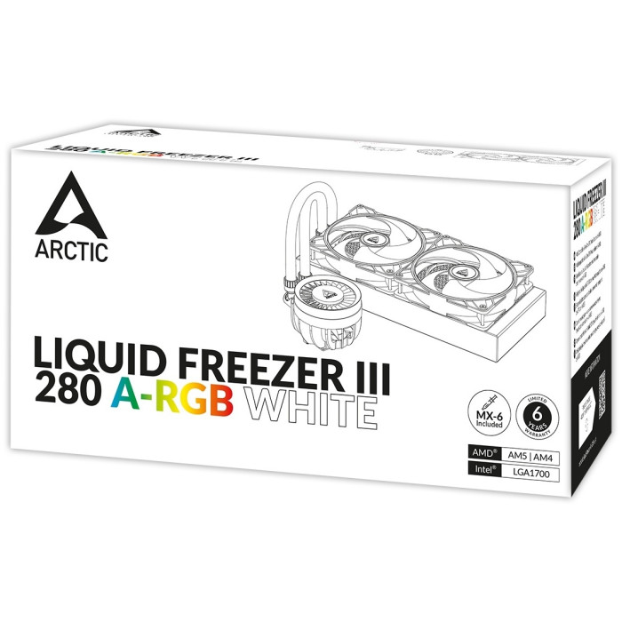 Arctic Liquid Freezer III - 280 A-RGB(White)