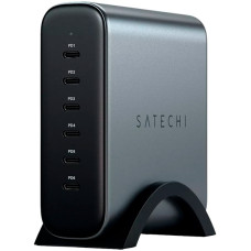 Satechi Satechi 200W USB-C 6-Port PD GaN Charger - EU (ST-C200GM-EU) USB Type-C серый