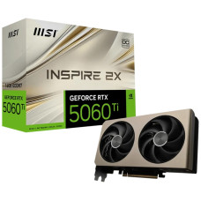 MSI Видеокарта MSI GeForce RTX 5060 Ti 16G INSPIRE 2X OC (G506T-16I2C) 16 Гб