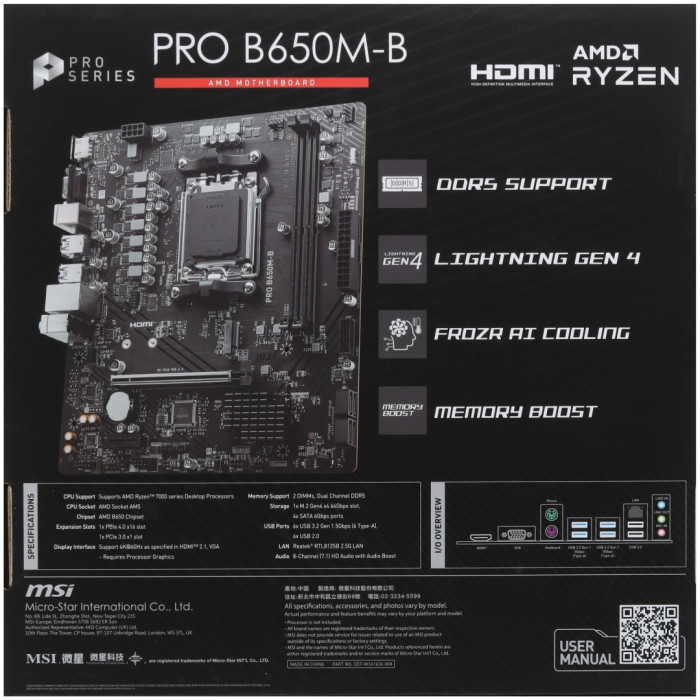 MSI PRO B650M-B