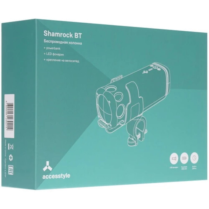 Портативная колонка Accesstyle Shamrock BT красный