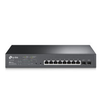 Коммутатор TP-Link/TL-SG1210MP/8 гигабитных портов PoE+ 150Вт и 2 гигабитных слота SFP