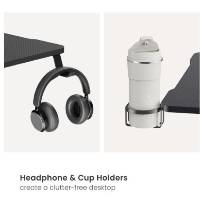 Стол компьютерный Eco Estelar 00-00002387,112х65x70 см, черный