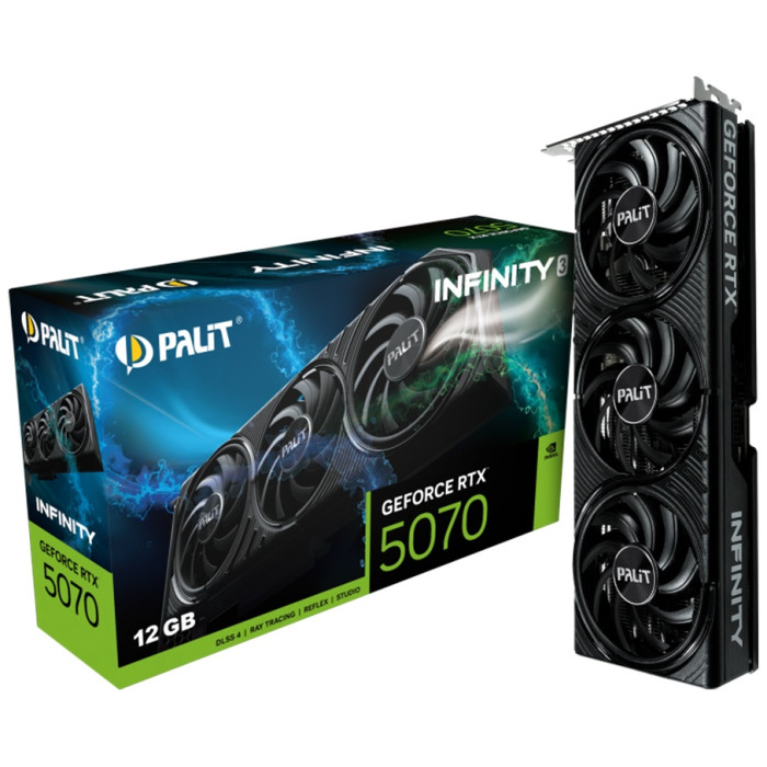 Видеокарта PALIT RTX5070 INFINITY 3 12GB (NE75070019K9-GB2050S)<br>80324