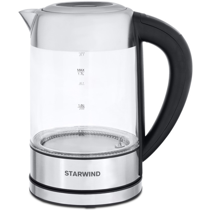 Электрочайник Starwind SKG5213 черный, белый