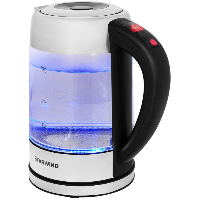 Электрочайник Starwind SKG5213 черный, белый
