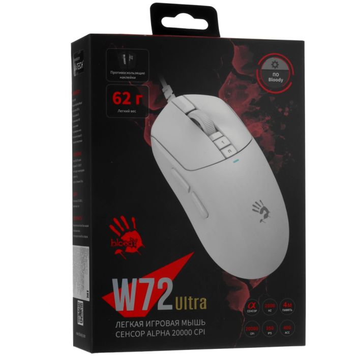 A4Tech W72 Ultra белый