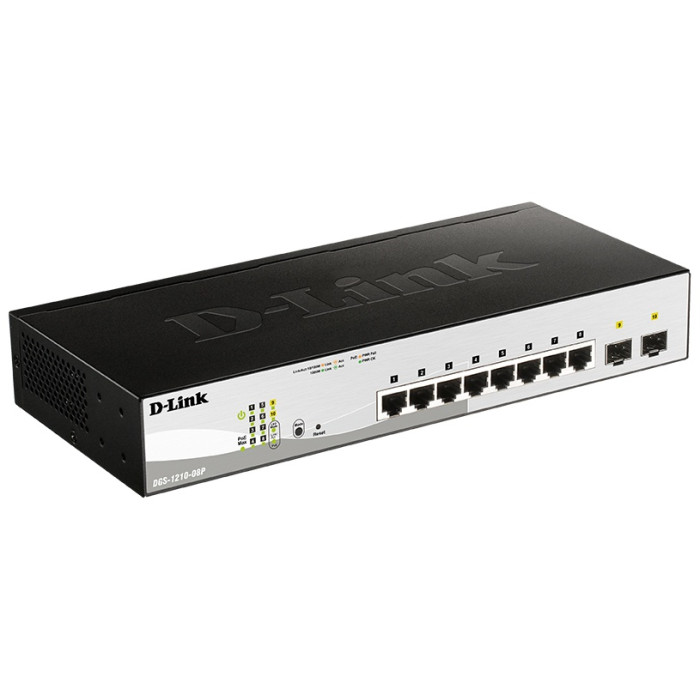 Коммутатор D-link DGS-1210-08P/G3A