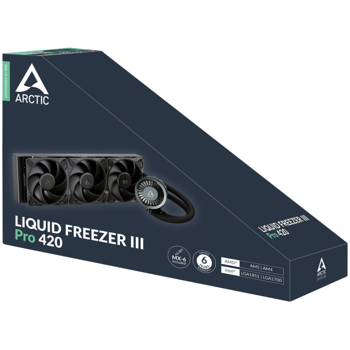 Arctic Liquid Freezer III Pro 420 ACFRE00181A черный