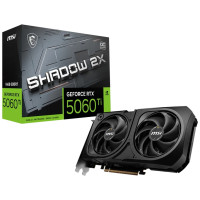 Видеокарта MSI GeForce RTX 5060 Ti 16G SHADOW 2X PLUS, 16Gb GDDR7 128-bit HDMI 3xDP G506T-16S2P