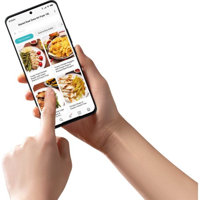 Аэрогриль Xiaomi Dual Zone Air Fryer 10L черный