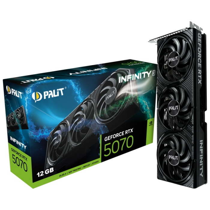 Palit GeForce RTX 5070 Infinity 3 (NE75070019K9-GB2050S) 12 Гб