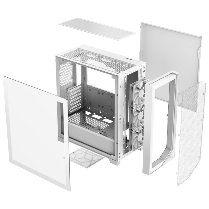 PCcooler C3D510 WH белый