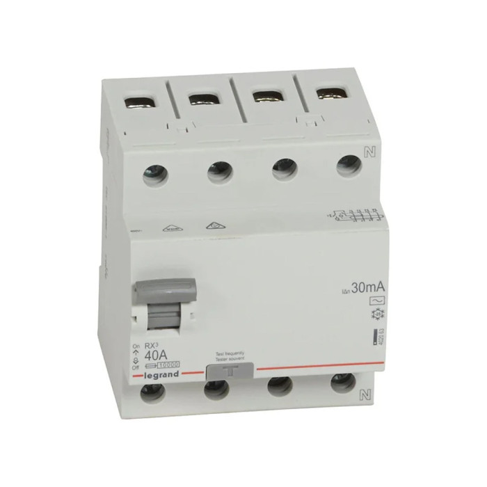 ВДТ Legrand 402063 4П 40А АC RX3 30мA<br>58656