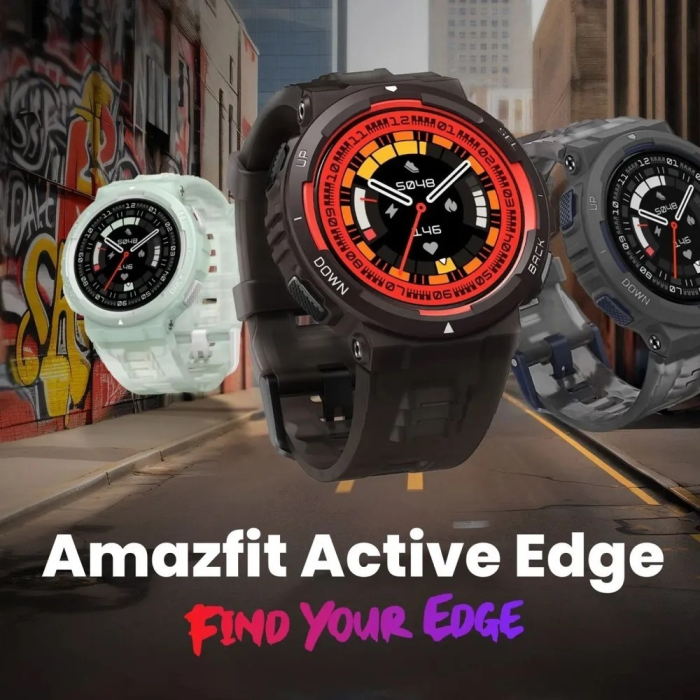 Amazfit Active Edge 33.5 мм серый