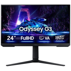 24" Samsung Odyssey G3 LS24DG302EIXCI черный