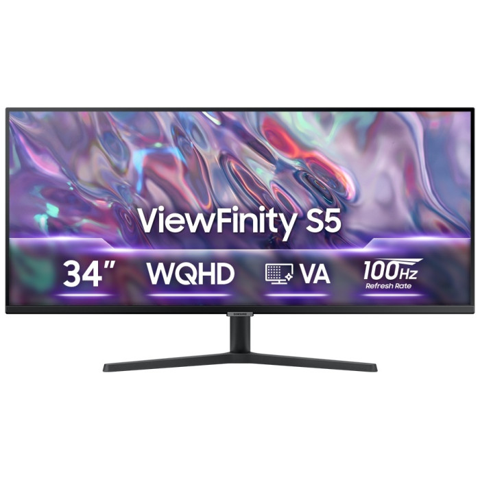 Монитор жидкокристаллический Samsung LS34C500GAIXCI 34' 3440х1440, 21:9, VA, 100Mhz, 5мс, 300кд, 3000:1, 178/178, VGA, HDMI