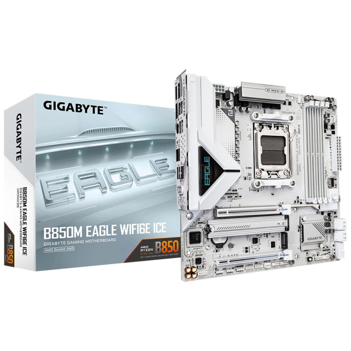 GIGABYTE B850M EAGLE WF6E ICE