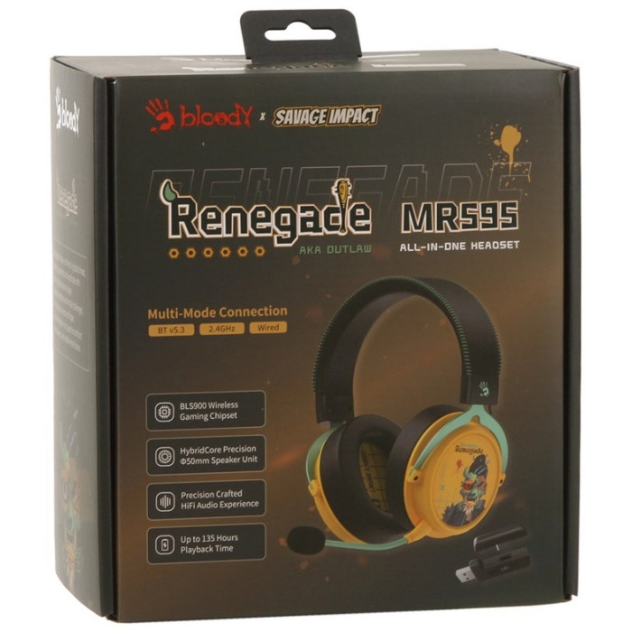 A4Tech Bloody MR595 Renegade желтый