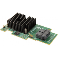Intel Integrated RAID Module RMS3HC080, Single, 12Gb/s, 8 internal port SAS/SATA mezzanine card, LSI 3008, PCIe 3.0, RAID levels 0/1/10/5, and JBOD mode