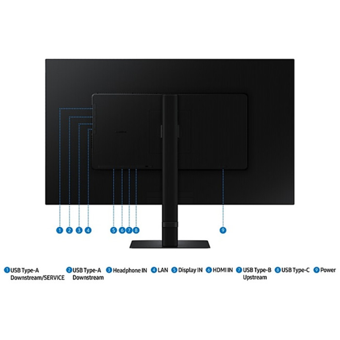 32" Samsung LS32D804UAIXCI черный