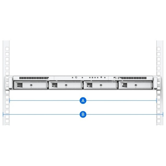 Synology RKM114 серебристый