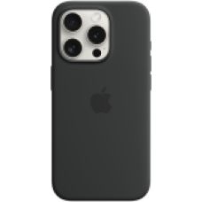 iPhone 15 Pro Silicone Case with MagSafe - Black,Model A3125<br>