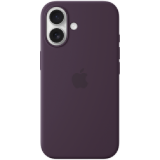 iPhone 16 Silicone Case with MagSafe - Plum,Model A3313<br>