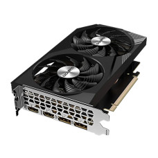 GPU NVIDIA, 8 GB, Gigabyte RTX 3050 WINDFORCE OC [GV-N3050WF2OCV2-8GD], 2HDMI/2DP, GDDR6/128-bit