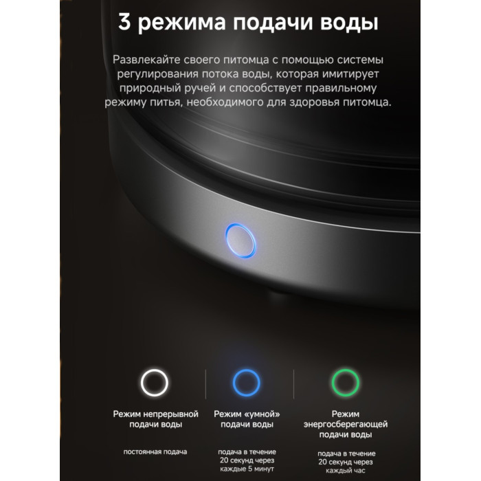 Автопоилка TROUVER WF20 Pro 3000 мл черный