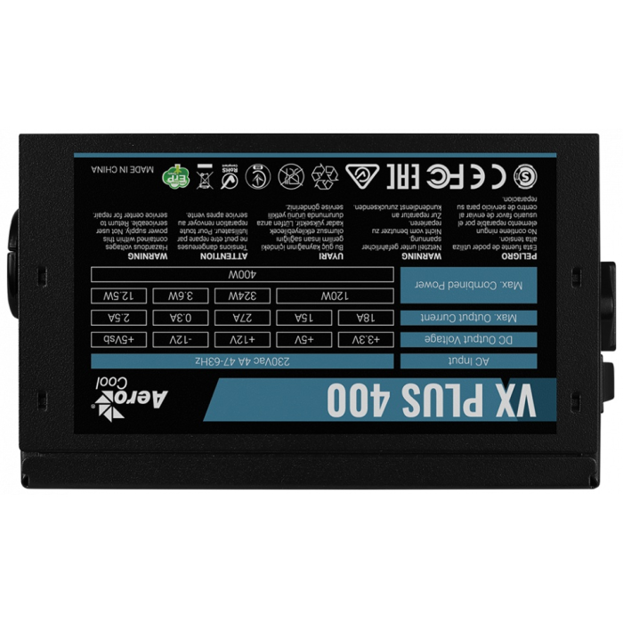 AeroCool VX PLUS Stealth 400 400 Вт