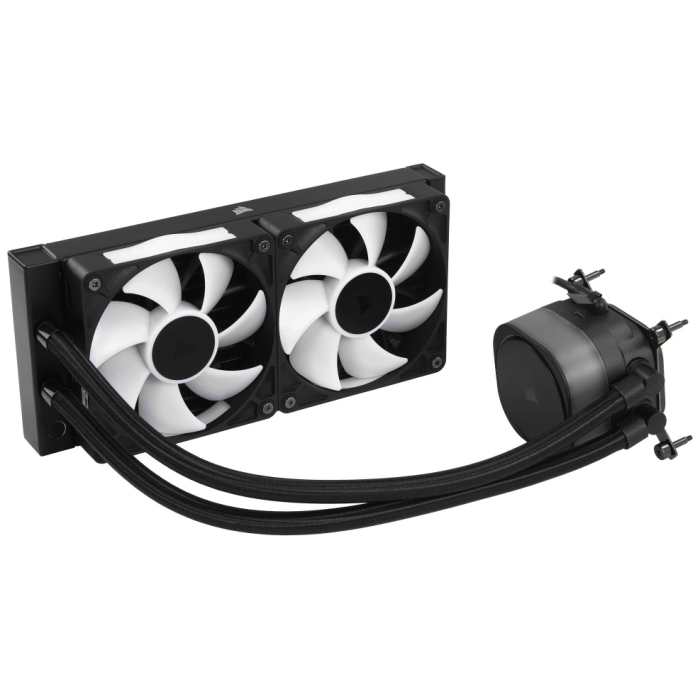 CORSAIR iCUE LINK TITAN 240 RX LCD AIO, 240mm Radiator, Liquid CPU Cooler<br>