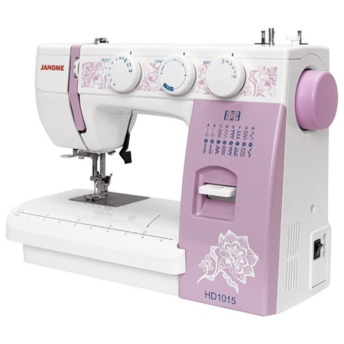 Janome HomeDecor 1015 белый, розовый