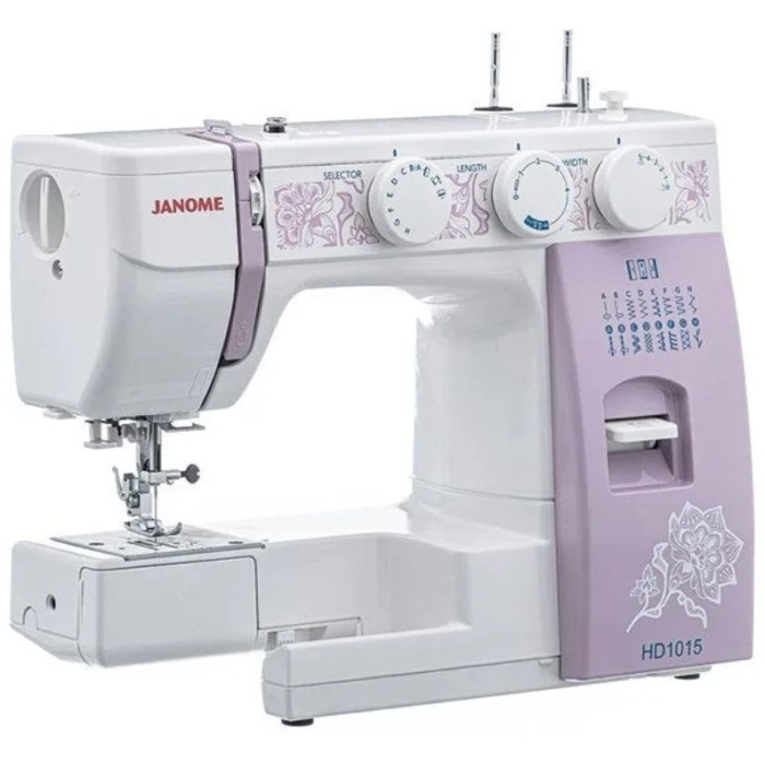Janome HomeDecor 1015 белый, розовый