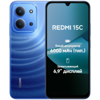Redmi 15C NFC 4 ГБ/128 ГБ голубой