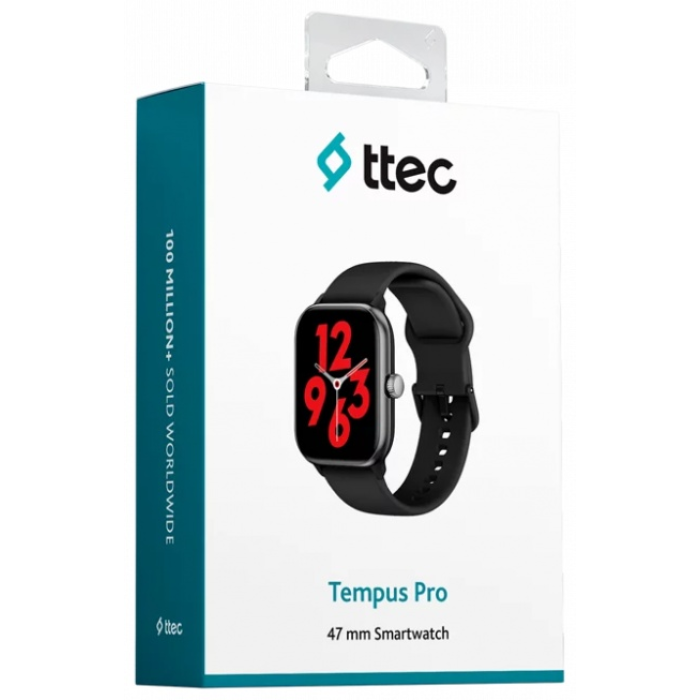 TTEC Tempus Pro 2SW04 47 мм серебристый-черный