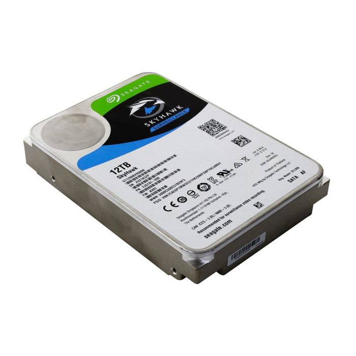 HDD SATA 12000 GB Seagate SkyHawk AI, ST12000VX0008, 7200rpm, 256MB cache, SATA 6 Gb/s