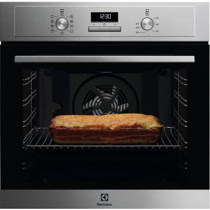 Electrolux EOF 3H40 X серебристый, черный