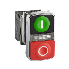 Schneider Electric кнопка XB4BW73731M5, красный, черный