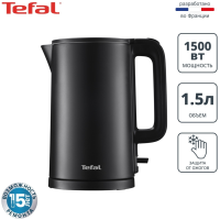 Электрочайник Tefal Thermo Protect KO1408E0 черный