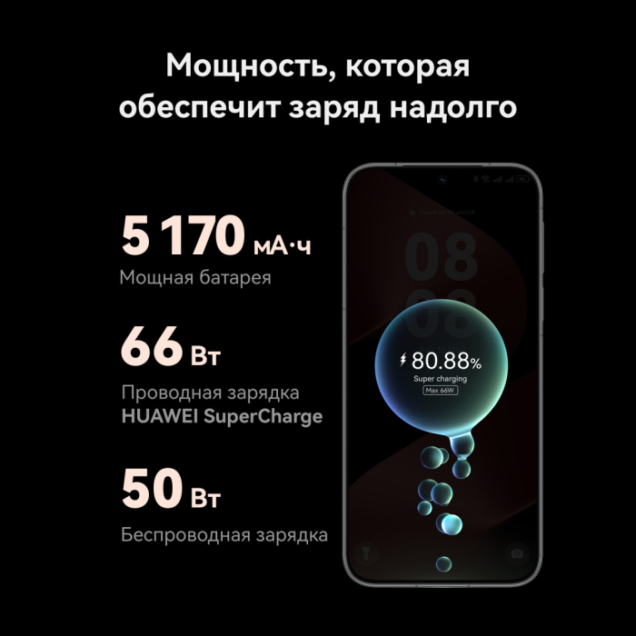 Huawei Pura 80 12 ГБ/256 ГБ черный