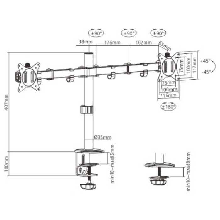 Gembird MA-D2-01 черный