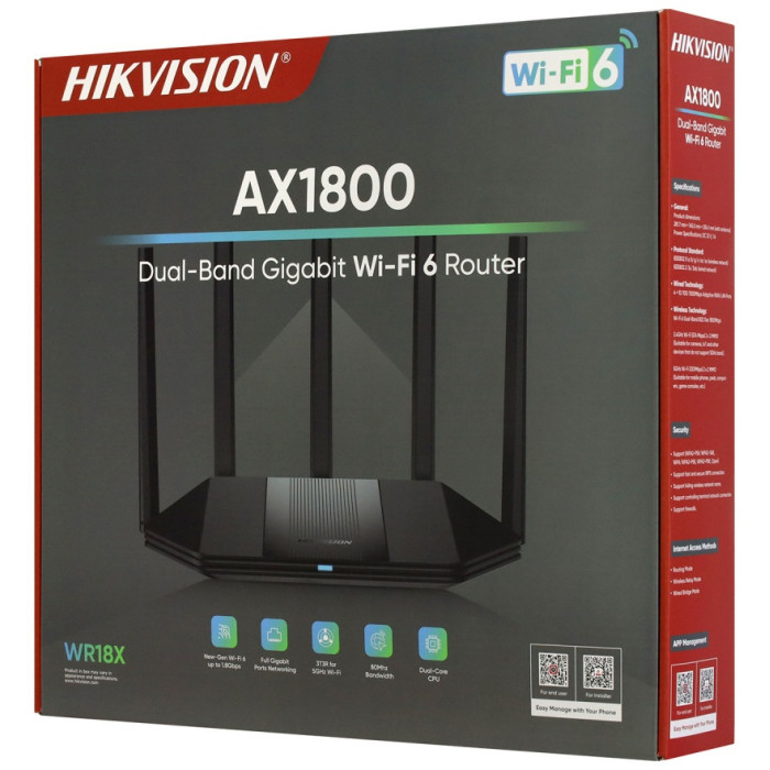 Wi-Fi роутер Hikvision DS-3WR18X