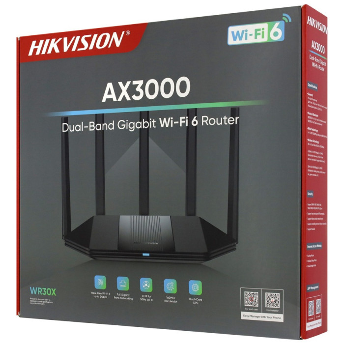 Wi-Fi роутер Hikvision DS-3WR30X